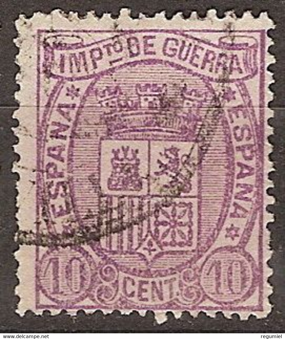 España Impuesto De Guerra U  6 (o) Usado. 1875 - Tasse Di Guerra