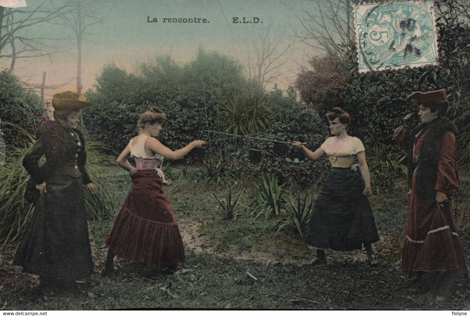 Sport - Escrime - La Rencontre - Femmes En Duel - Fencing