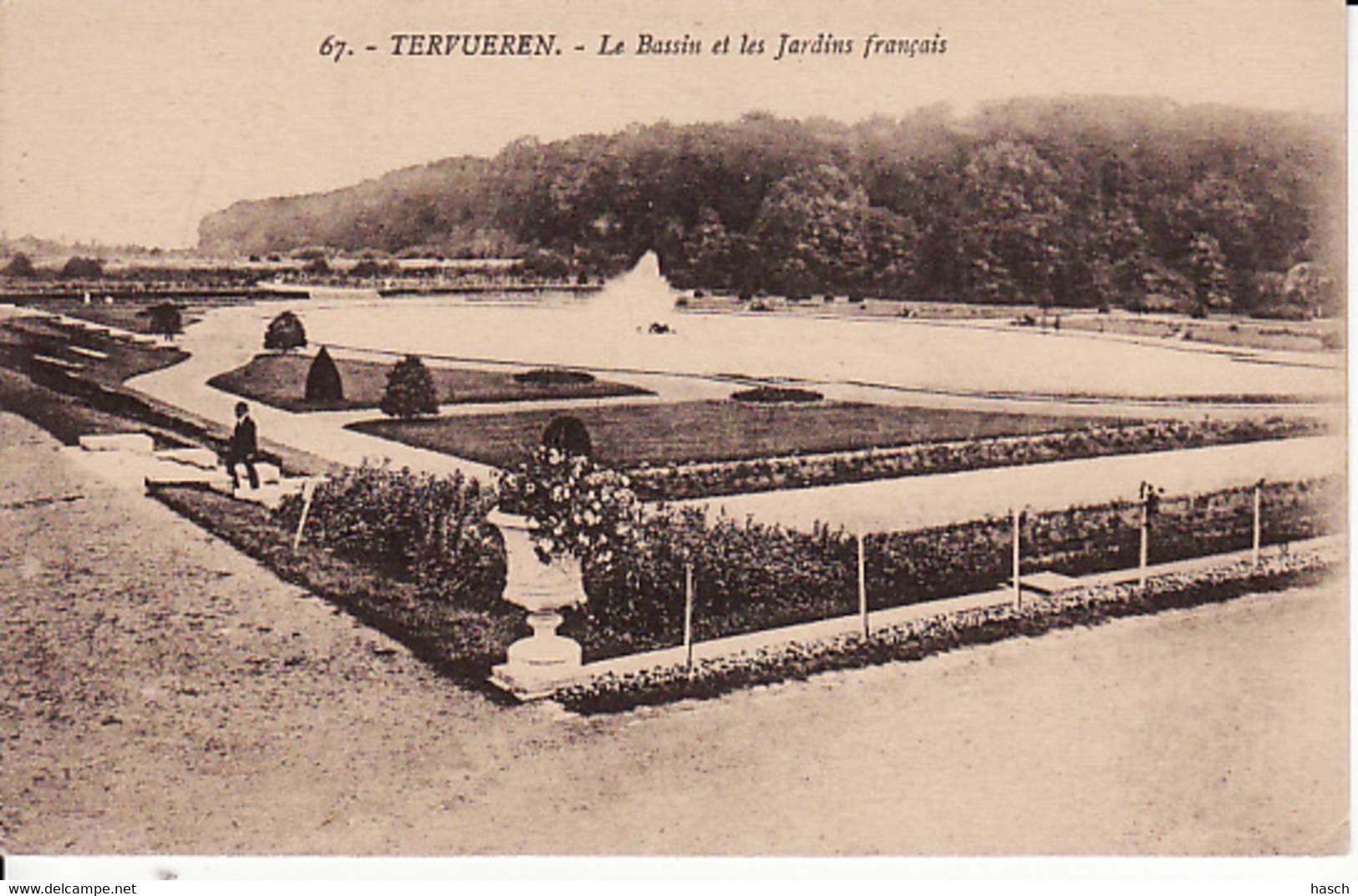 165614Tervueren, Le Bassin Et Les Jardins Francais - Tervuren