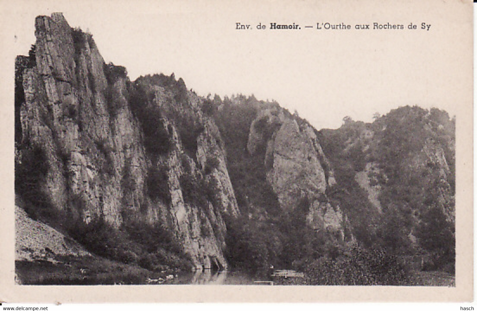 1656125   Env. De Hamoir, L'Ourthe Aux Rochers De Sy - Hamoir