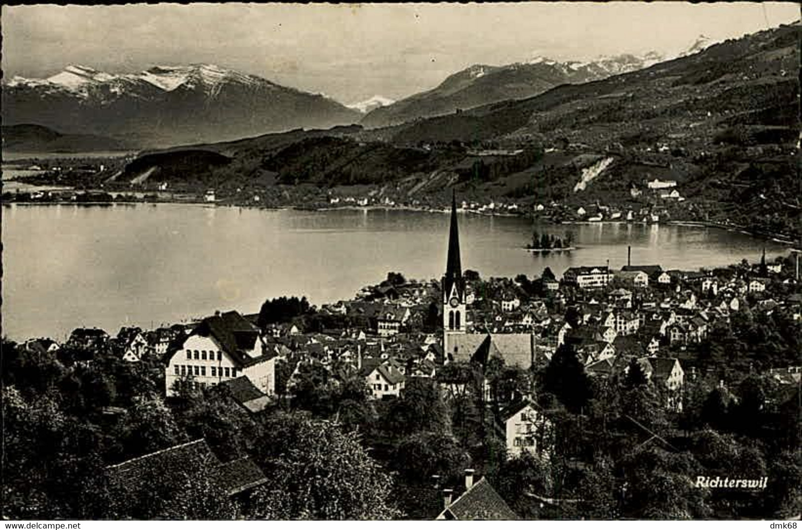 SWITZERLAND - RICHTERSWIL - EDIT PHOTOGLOB - MAILED 1953  (15557) - Richterswil