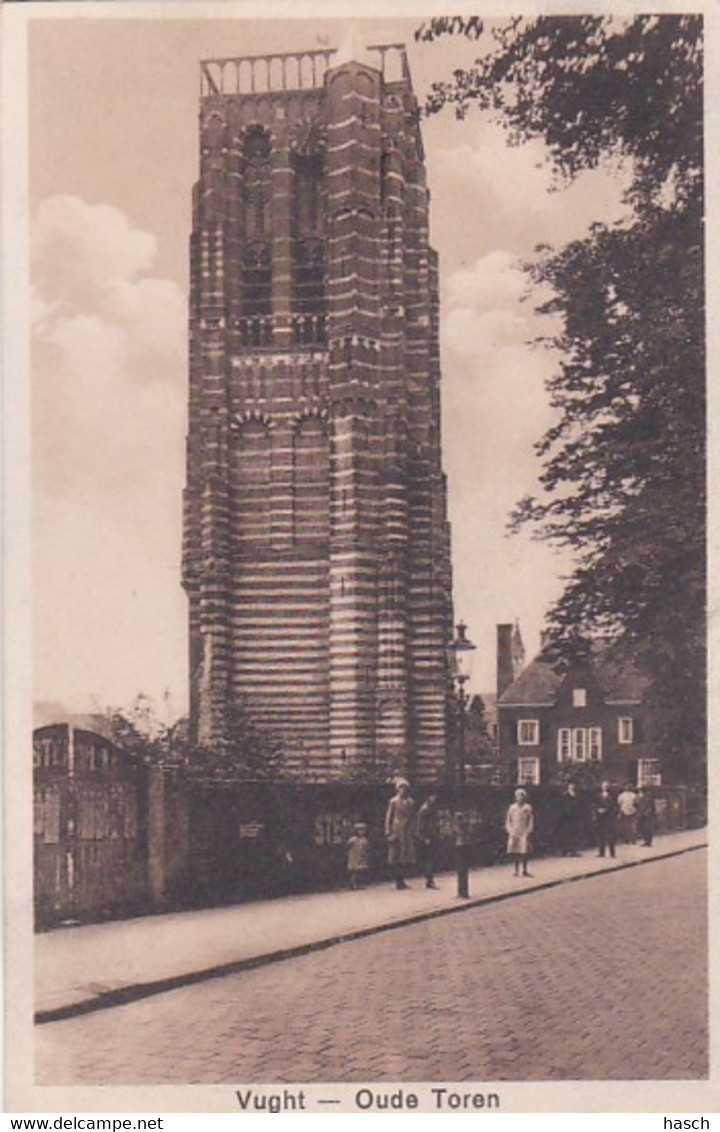 1846	3	Vught, Oude Toren (poststempel 1932) - Vught