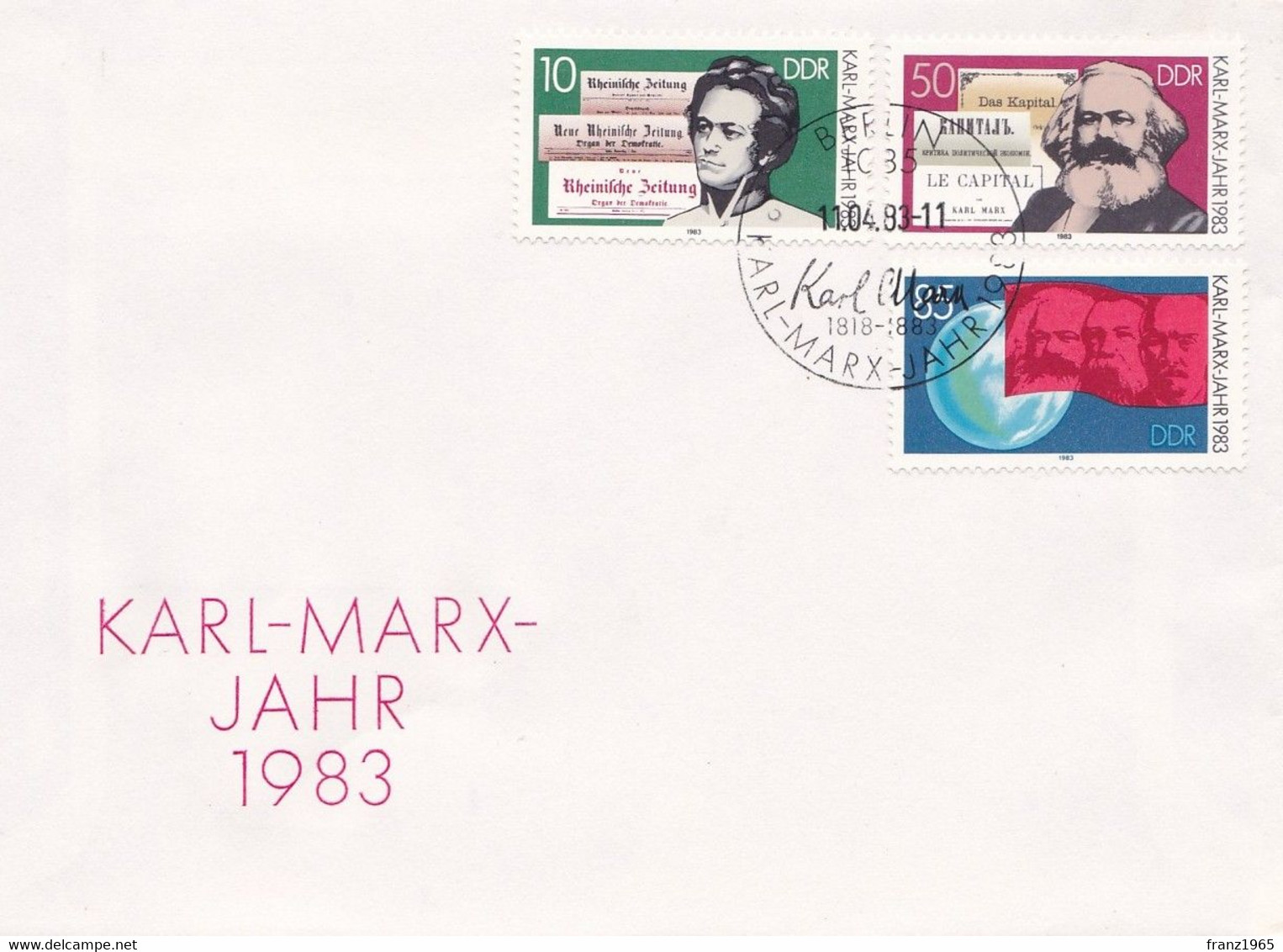 DDR, Karl Marx Jahr, 1983 - Karl Marx