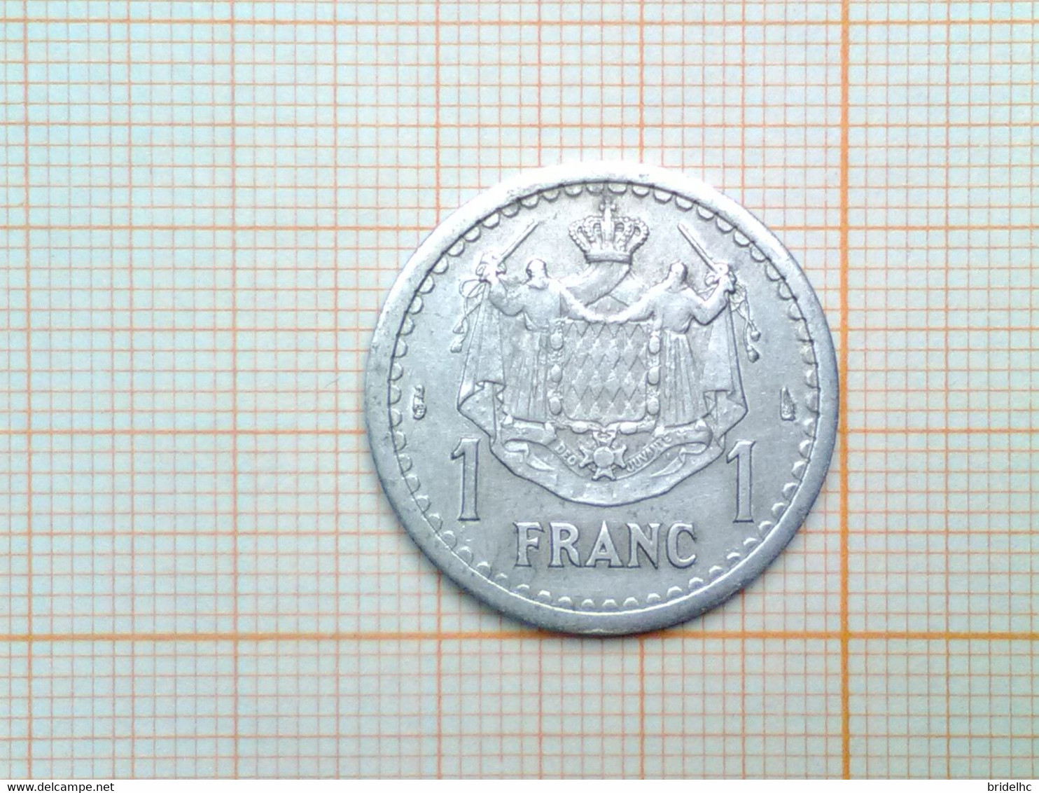Monaco 1 Franc Louis II 1943 - 1922-1949 Louis II