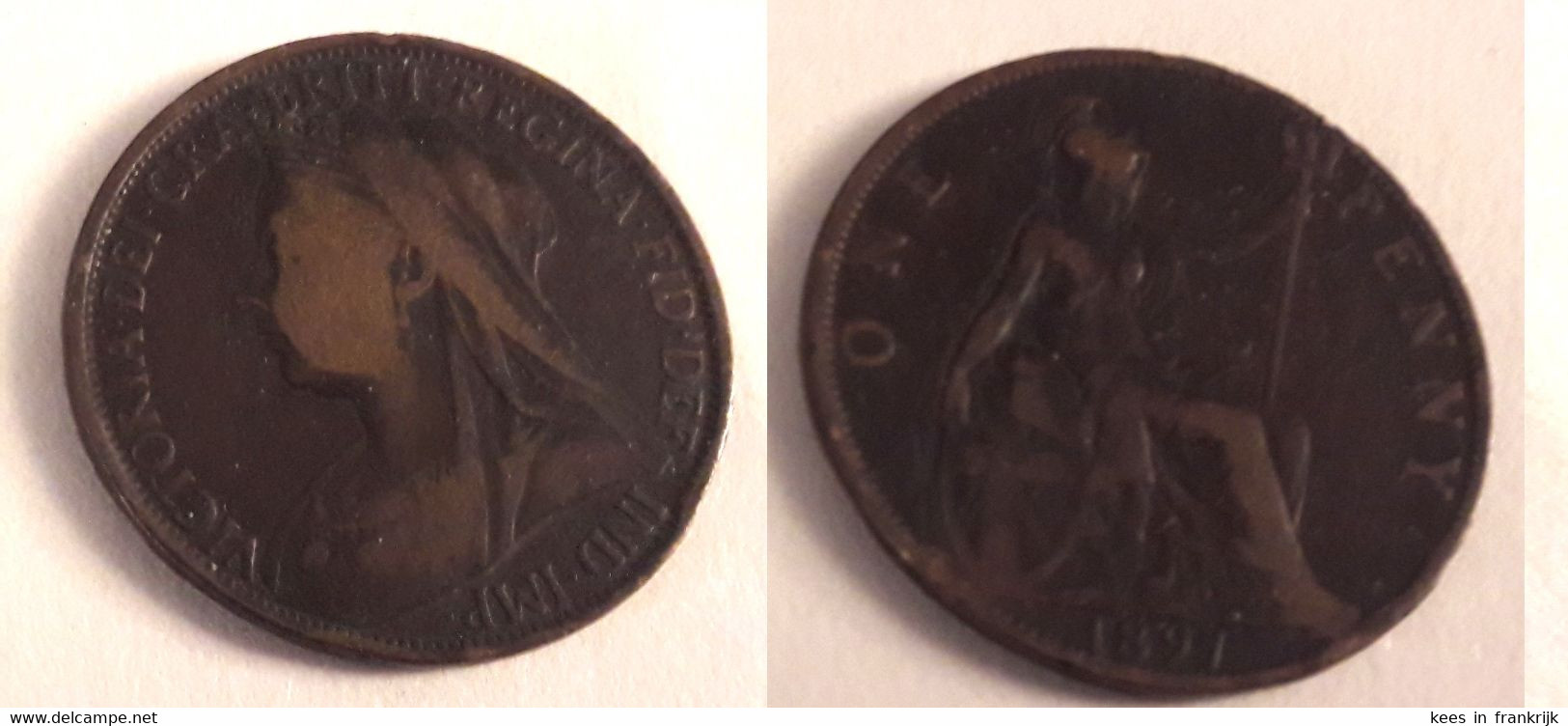 Royaume Uni - UK - 1 Penny 1897 Victoria - D. 1 Penny