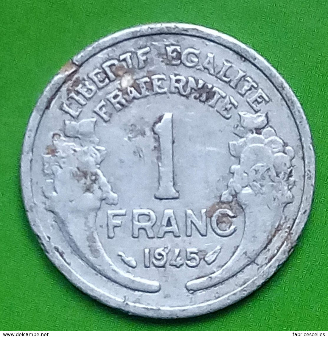 1 Franc Morlon Aluminium 1945 - 1 Franc