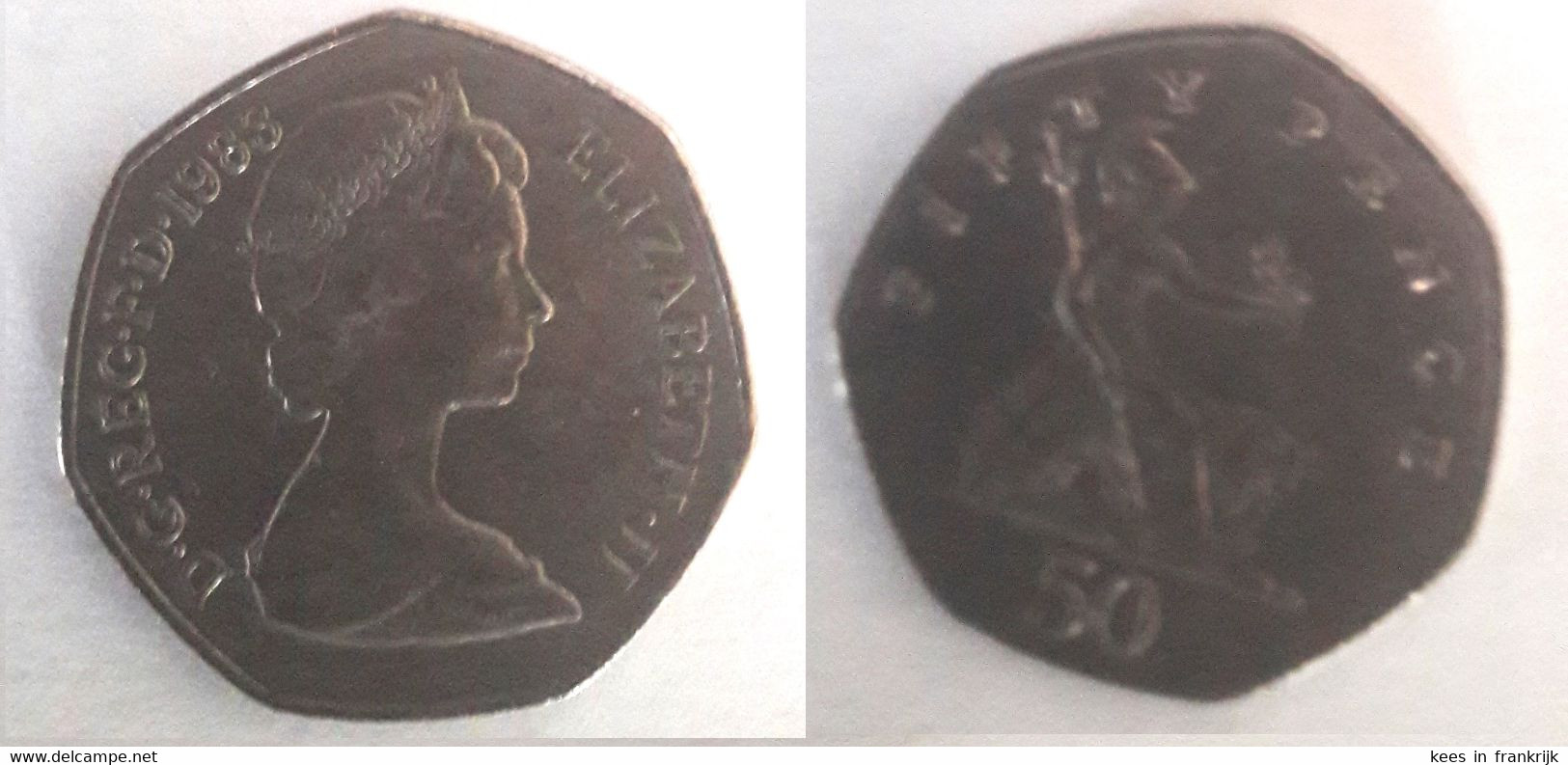 Royaume Uni - UK - 50 Pence 1983 - 50 Pence