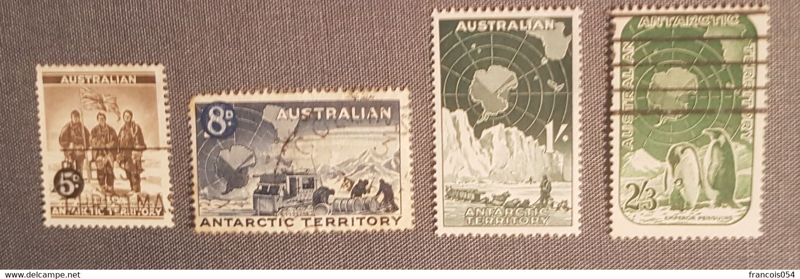 AUSTRALIE- TERRITOIRE ANTARCTIQUE (AUSTRALIAN ANTARTIC TERRITORY) 1959 / N°Y&T 2 -5 - Autres & Non Classés