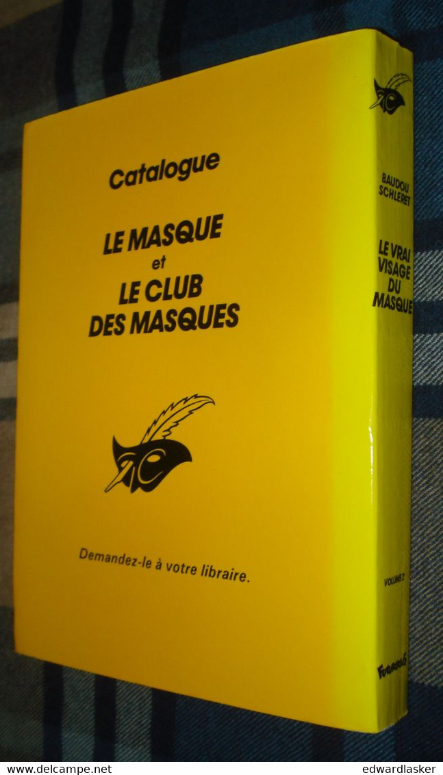 LE VRAI VISAGE DU MASQUE 1 & 2 /Jacques Baudou et J.J. Schléret - Futuropolis 1984 - Très bon état