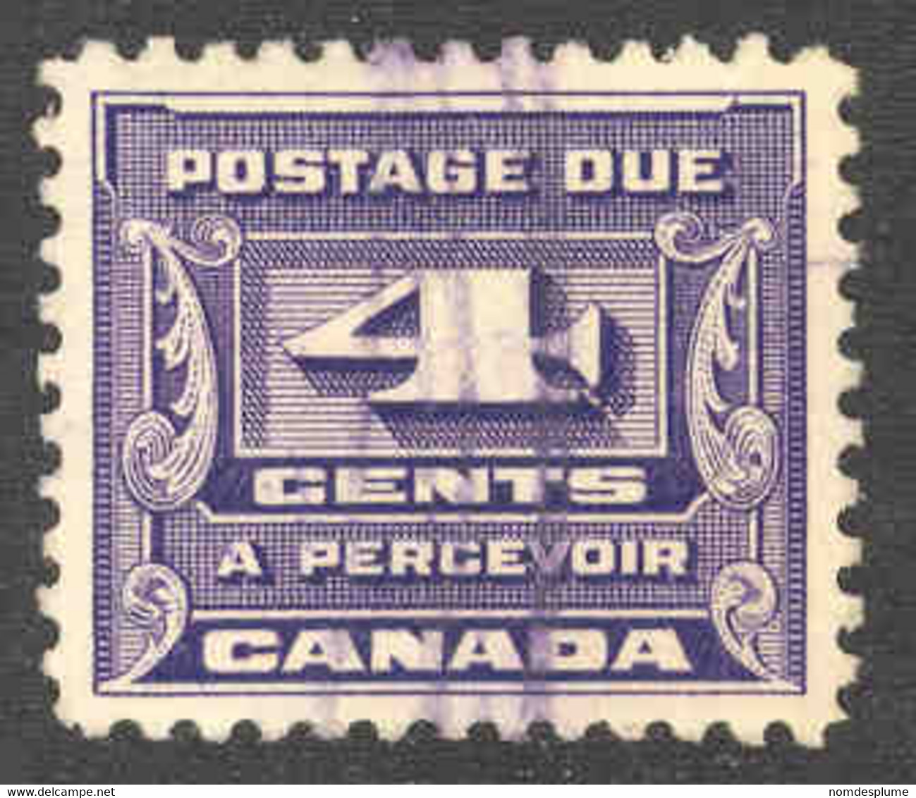 1023R) Canada Postage Due J13  Used   1933 - Strafport