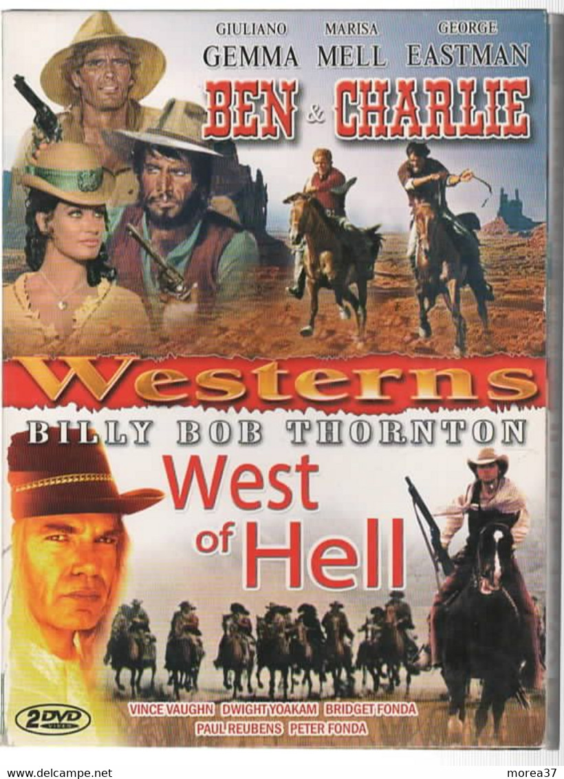 BEN ET CHARLIE    Et    WEST OF HELL   2 Films       C32 - Western