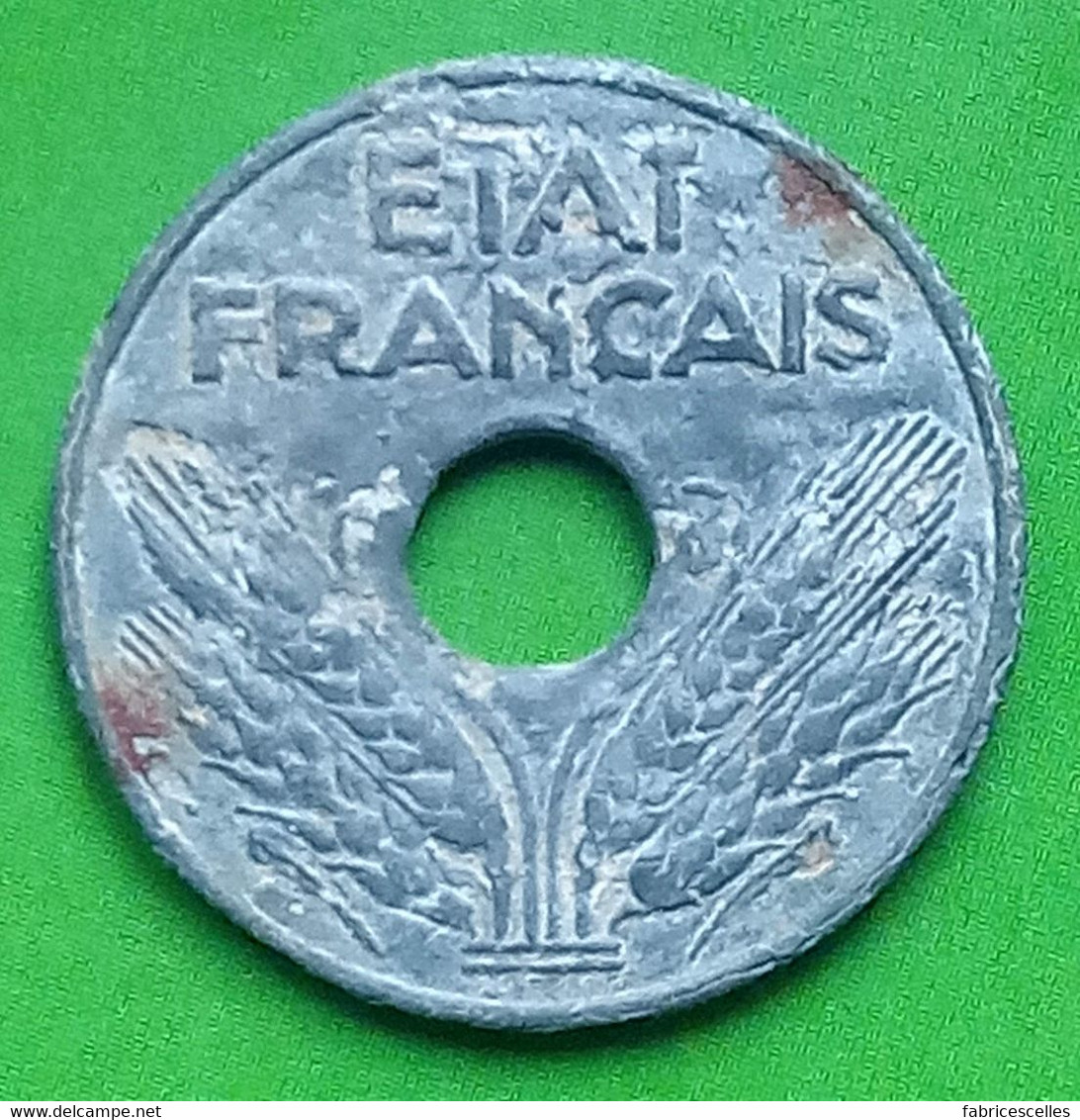 20 Centimes état Français Type 20: 1942 - 20 Centimes