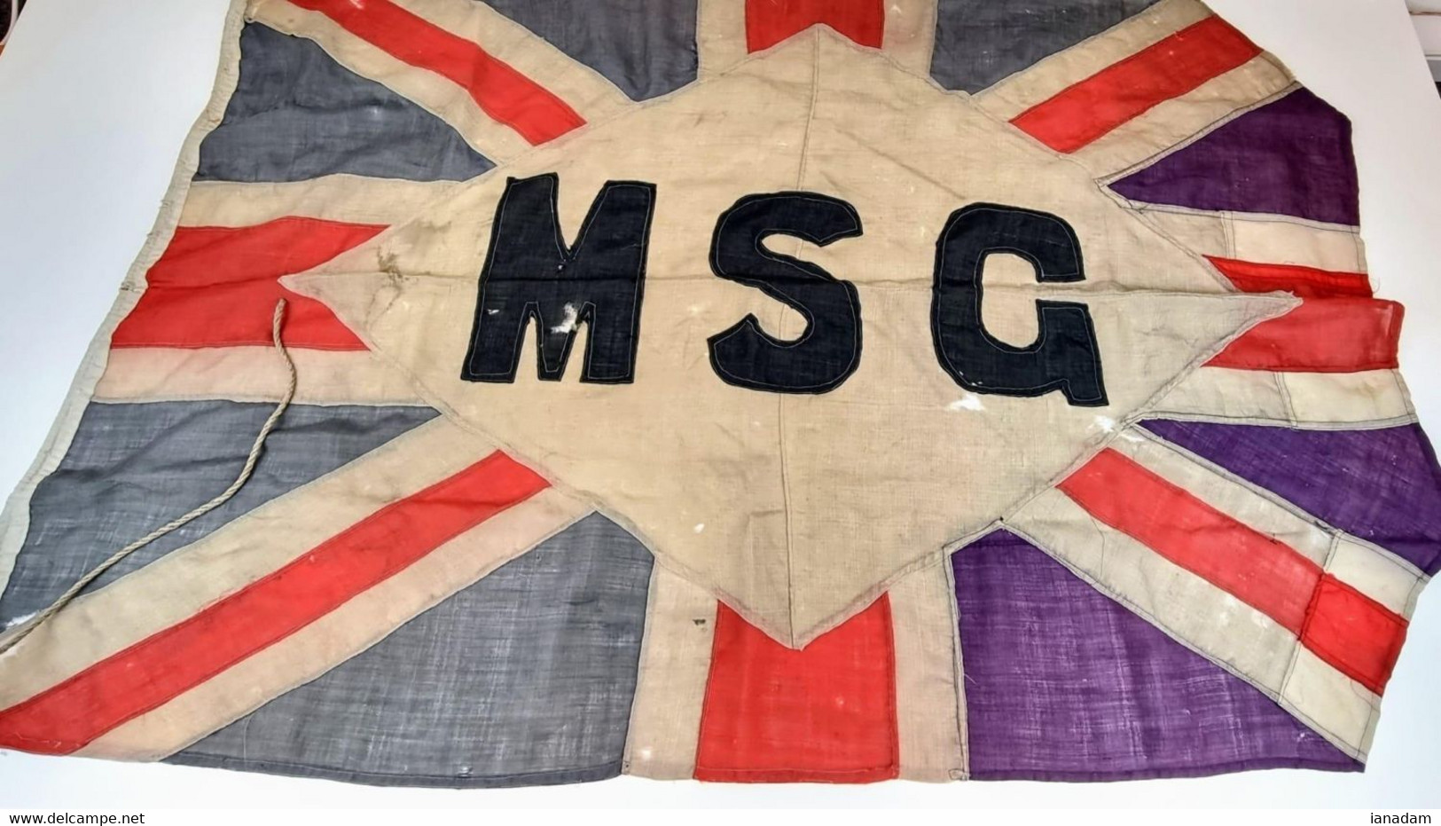 WW1 British Maintenance Support Group Rear Echelon Flag RARE - 1914-18