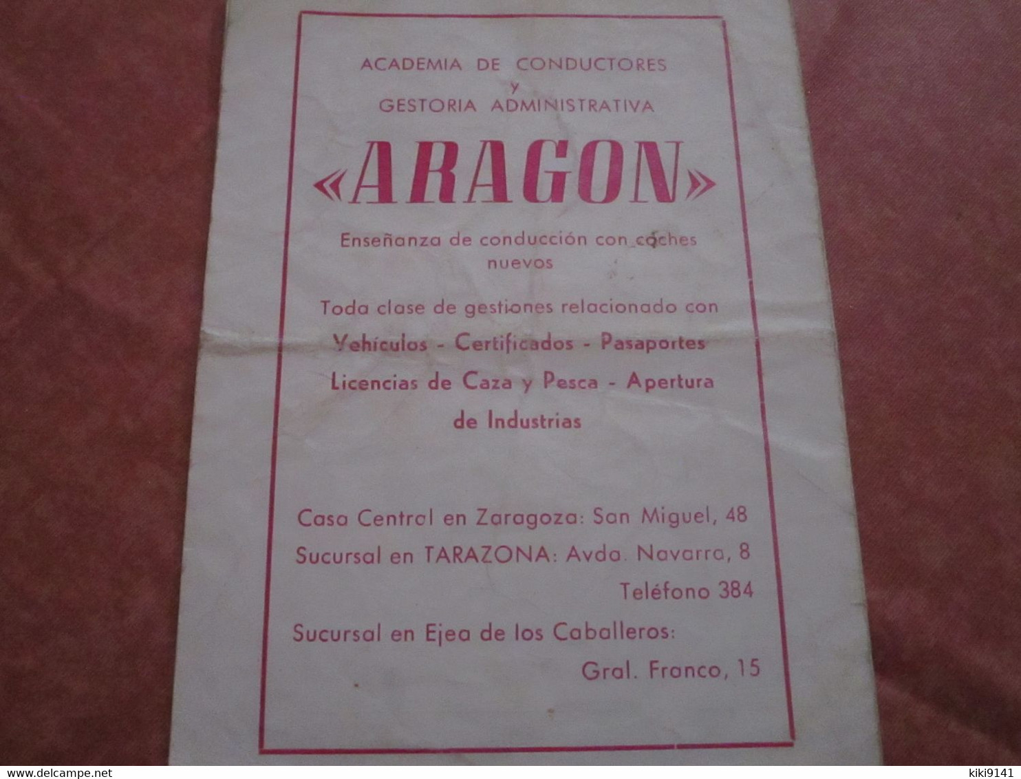 Toros De TARAZONA - Fiestas De San Agustin-Festejos Taurinos - 27, 28, 29 Y 30 De Agosto 1967 (Programme) - Programme