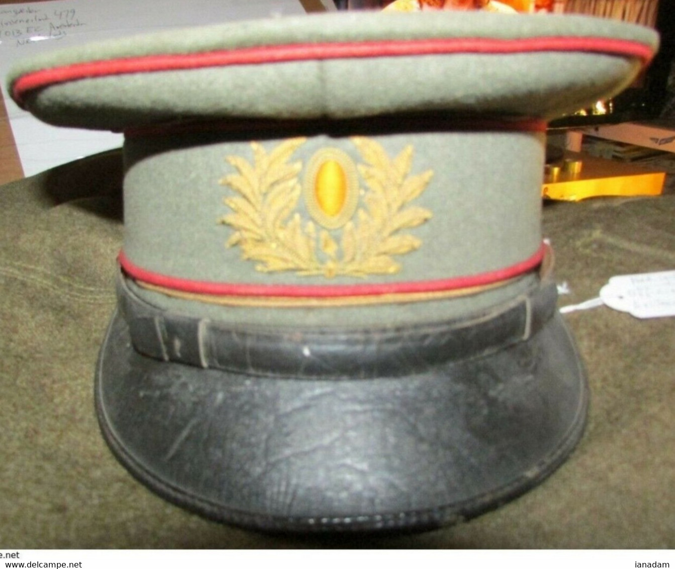 RARE WW1 1916 Dutch Artillery Officer's Cap - 1914-18