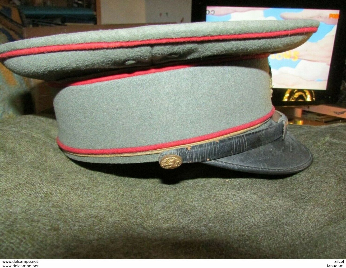 RARE WW1 1916 Dutch Artillery Officer's Cap - 1914-18