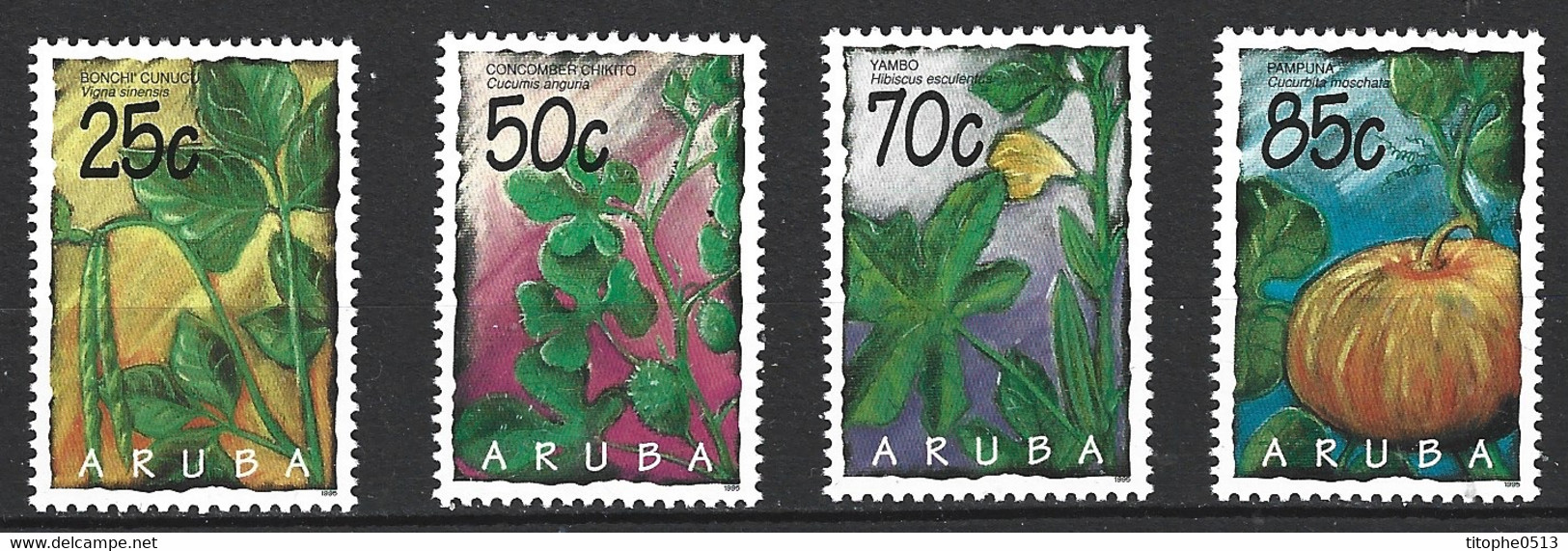 ARUBA. N°160-3 De 1995. Légumes. - Vegetables