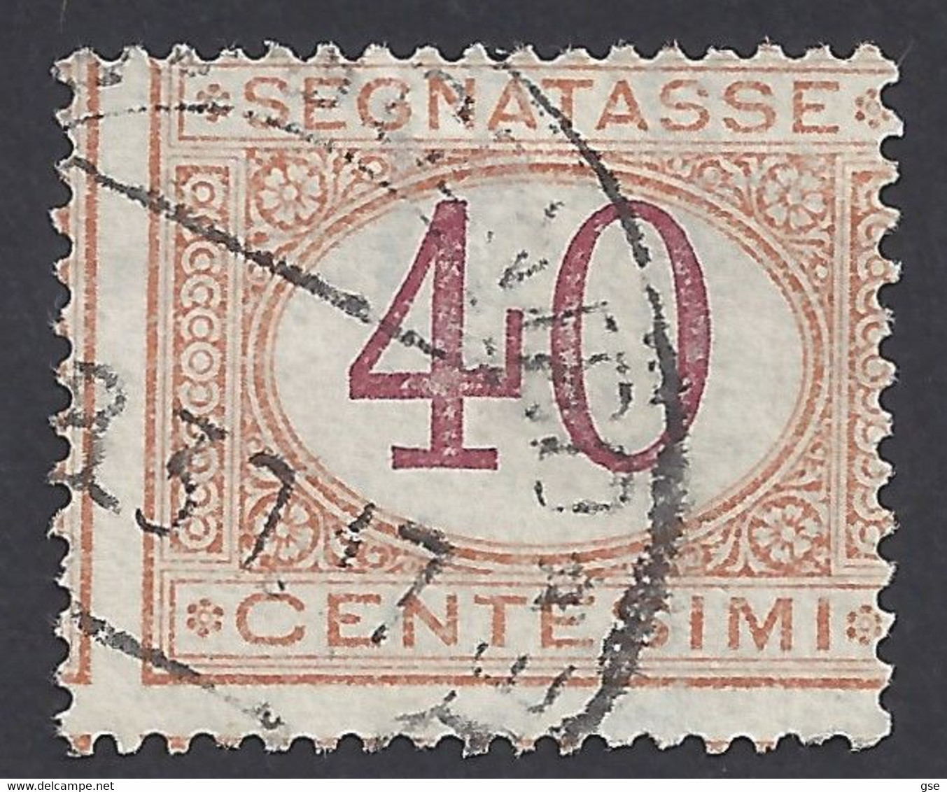ITALIA 1870 - Sassone S8° - Segnatasse | - Taxe