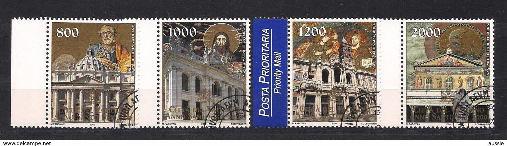 Vatican Vatikaan 2000 Yvertn° 1181-84 (°) Used Cote 10 Euro Année Sainte - Used Stamps