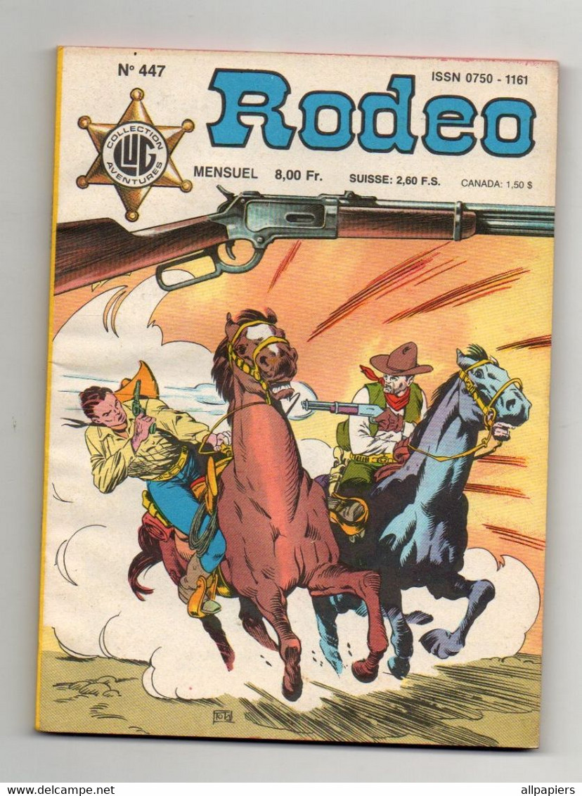 Rodeo N°447 Tex - Tim Taylor - Le Parthenon De 1988 - éditions LUG - Rodeo