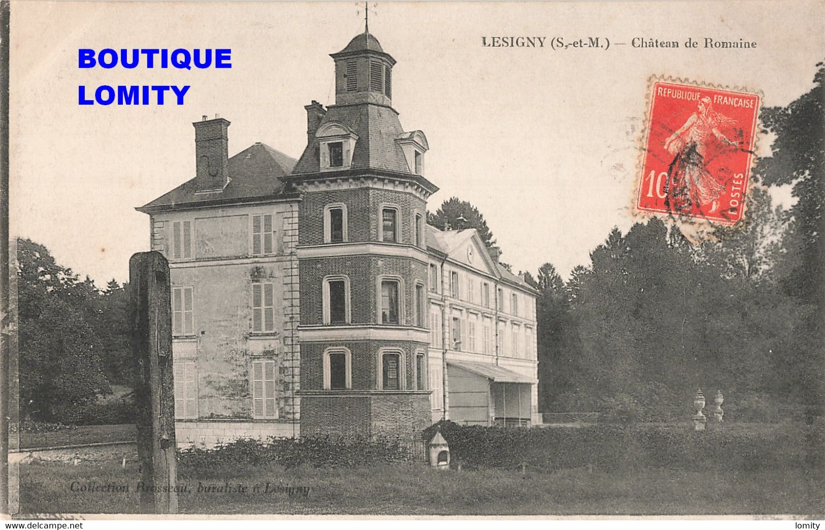 77 Lesigny Chateau De Romaine CPA - Lesigny