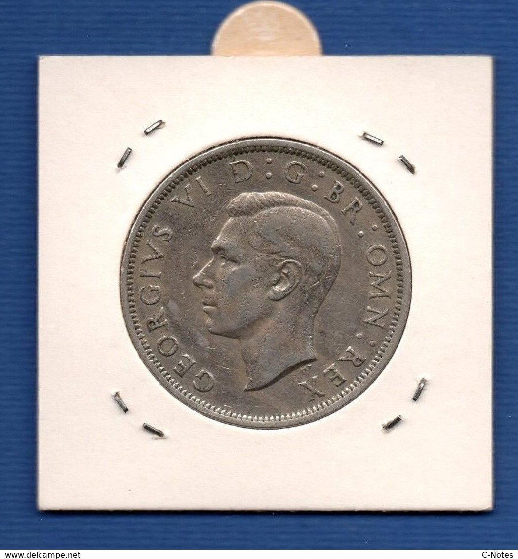 GREAT BRITAIN - 1/2 Crown 1948 -  See Photos -  Km 866 - K. 1/2 Crown