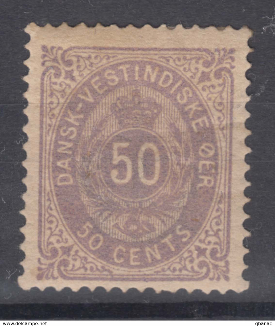 Denmark Danish Antilles (West India) 1876/1885 Grey Violet Mi#13 I B, Mint Hinged - Denmark (West Indies)