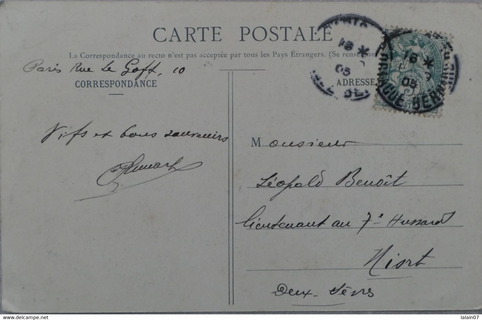 C. P. A. : GUYANE : CAYENNE : Les Casernes D'Artillerie Et D'Infanterie Coloniale, Timbre En 1905 - Cayenne