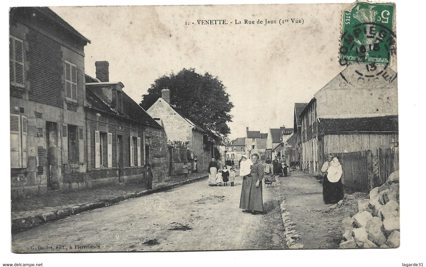 ⭐60 VENETTE La Rue De Jaux 1ère Vue ⭐ - Venette