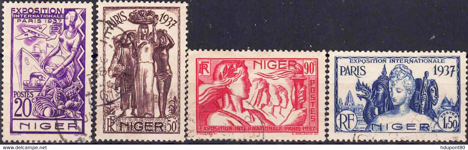 YT 57,60 à 62 - Used Stamps