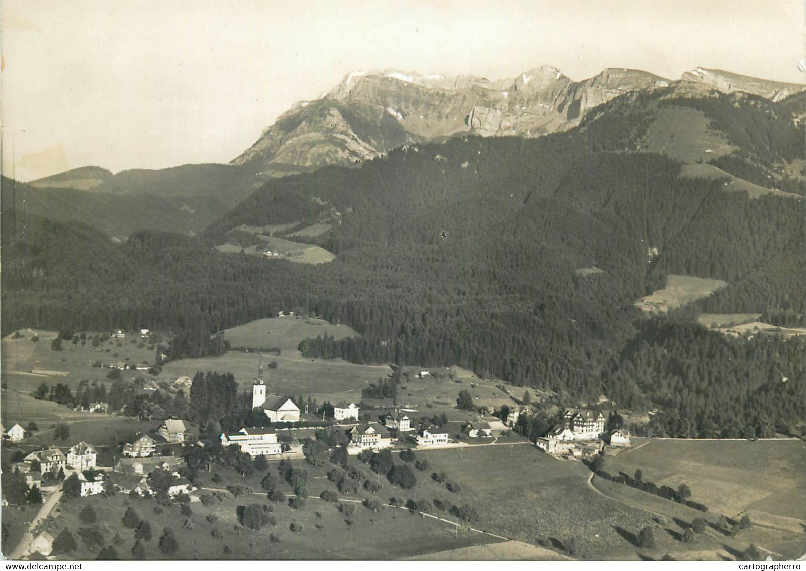 Postcard Switzerland Schwarzenberg Panorama 1962 - Schwarzenberg