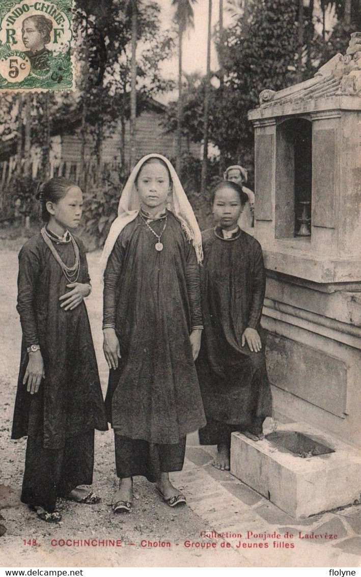 Cochinchine - Viêt Nam - Cholon - Groupe De Jeunes Filles - Ethnie - Vietnam