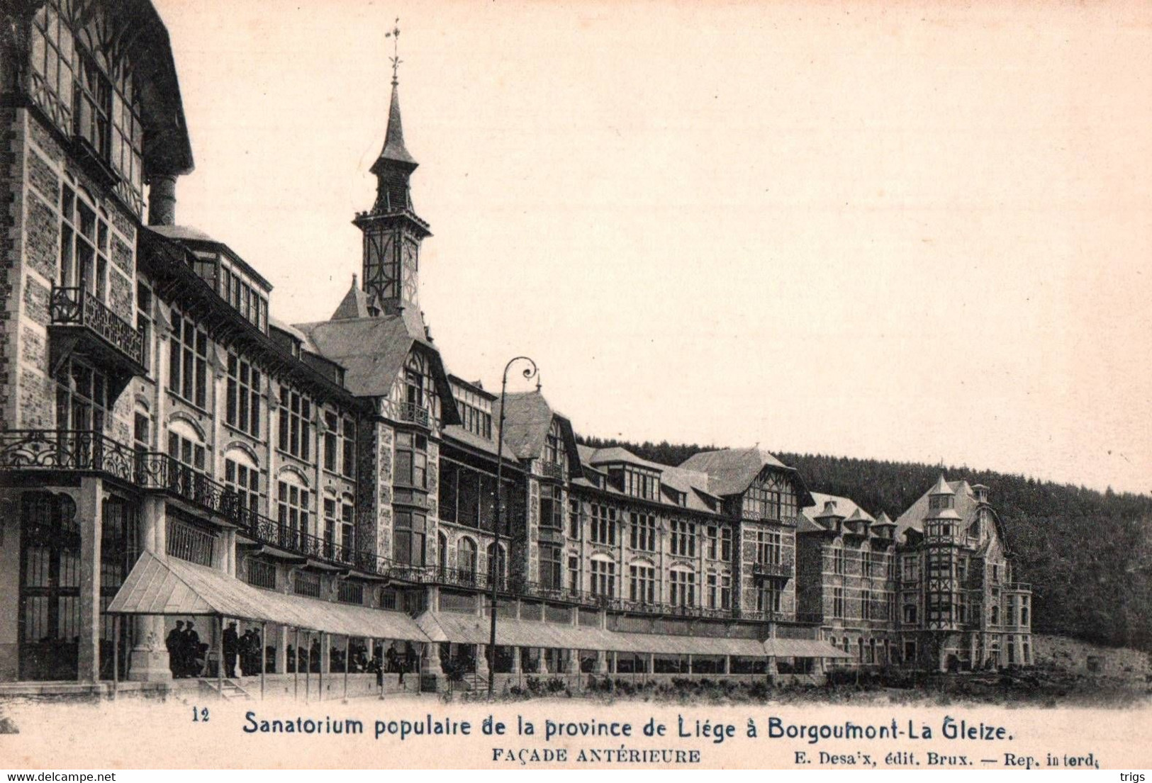 Borgoumont La Gleize (Sanatorium Populaire De La Province De Liège) - Façade Antérieure - Stoumont