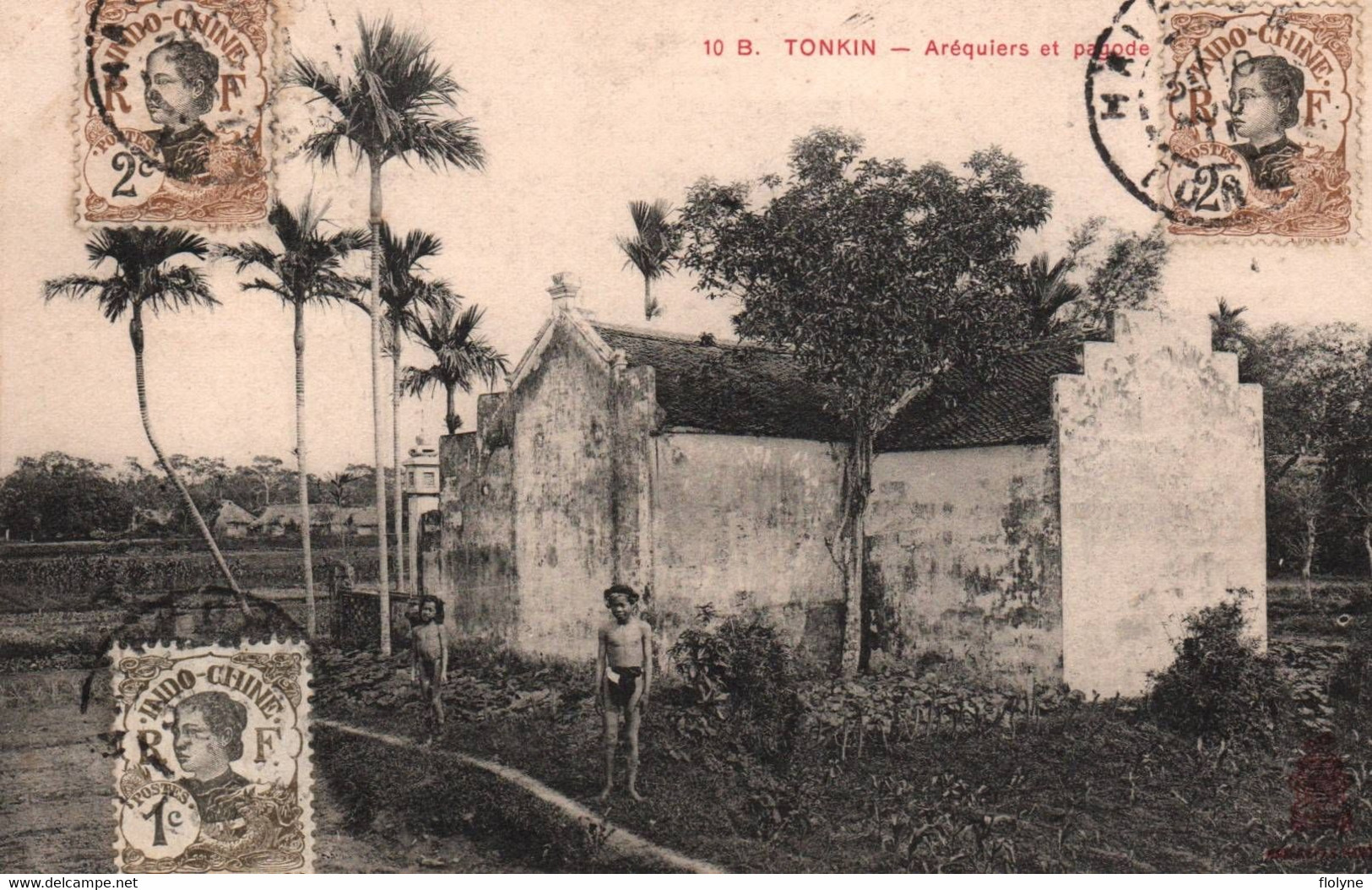 Tonkin - Viêt Nam - Aréquiers Et Pagode - Indochine - Vietnam