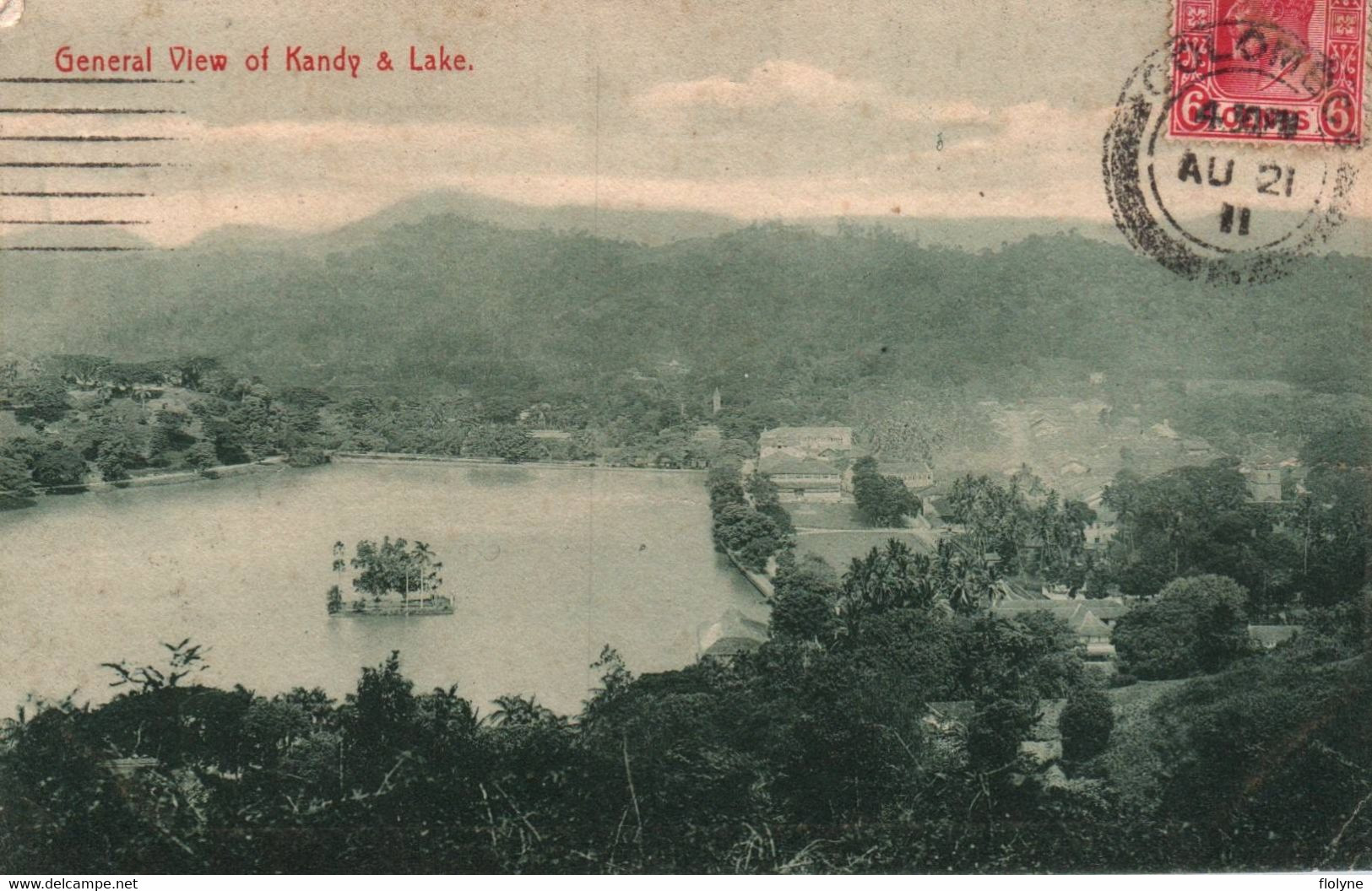 Kandy - And Lake - General View - Sri Lanka , Ceylon - Sri Lanka (Ceylon)