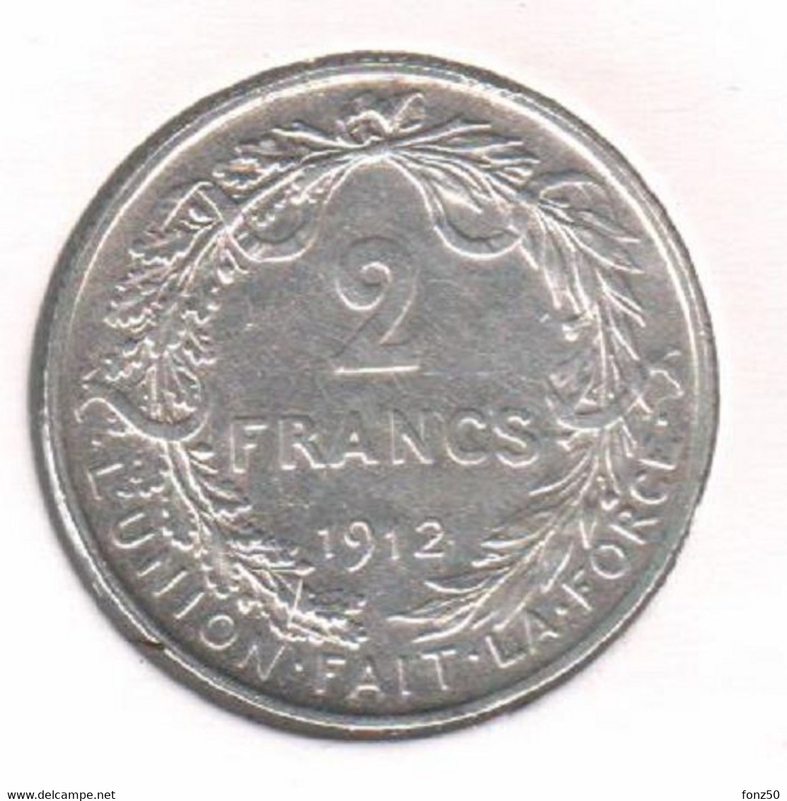 ALBERT I * 2 Frank 1912 Frans * Prachtig * Nr 11246 - 2 Francs