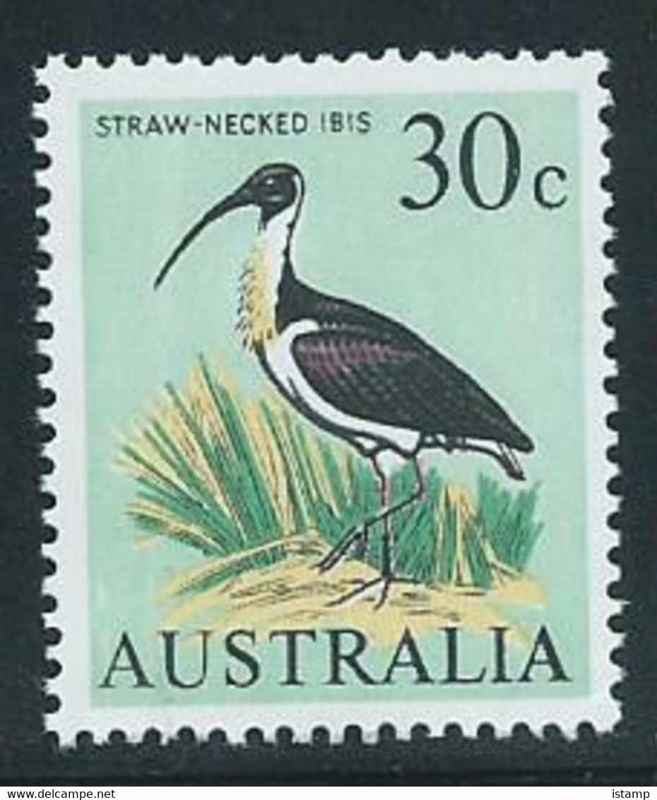 ⭕1966 - Australia Birds 'Straw Necked Ibis' - 30c Stamp MNH⭕ - Mint Stamps