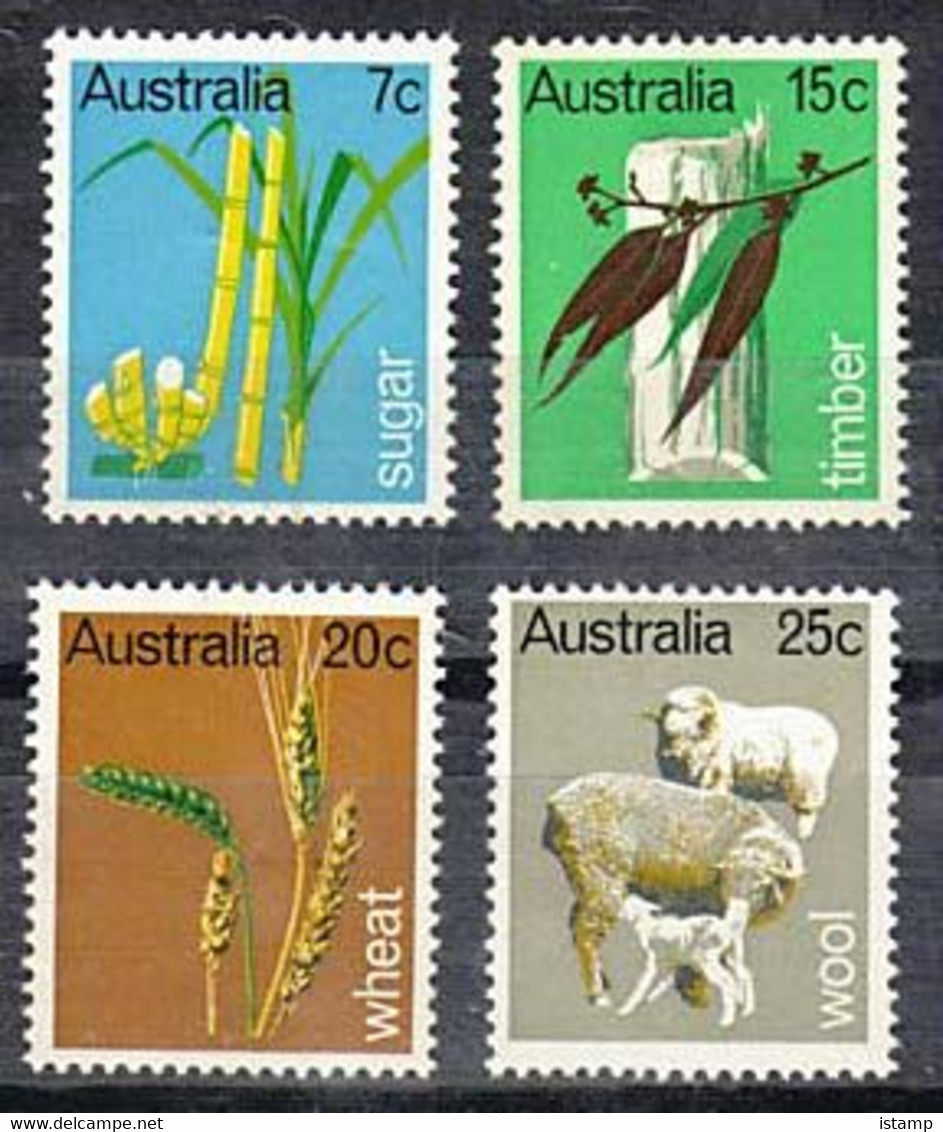 ⭕1969 - Australia Primary Industries - Set 4 Stamps MNH⭕ - Mint Stamps