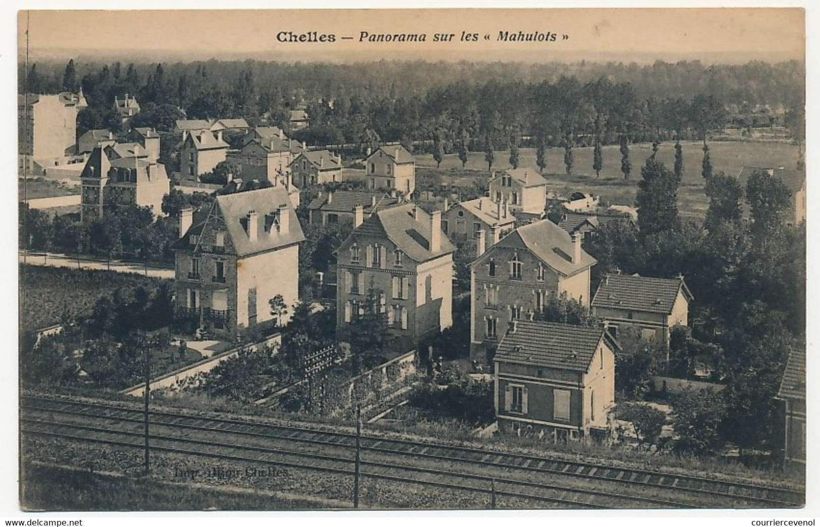 CPA - CHELLES (Seine Et Marne) - Panorama Sur Les "Mahulots" - Chelles