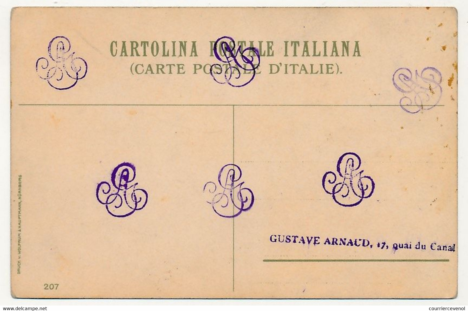 CPA - ITALIE - NERVI - Lithographie Par Manuel Wielandt (M.W.) - Genova (Genoa)
