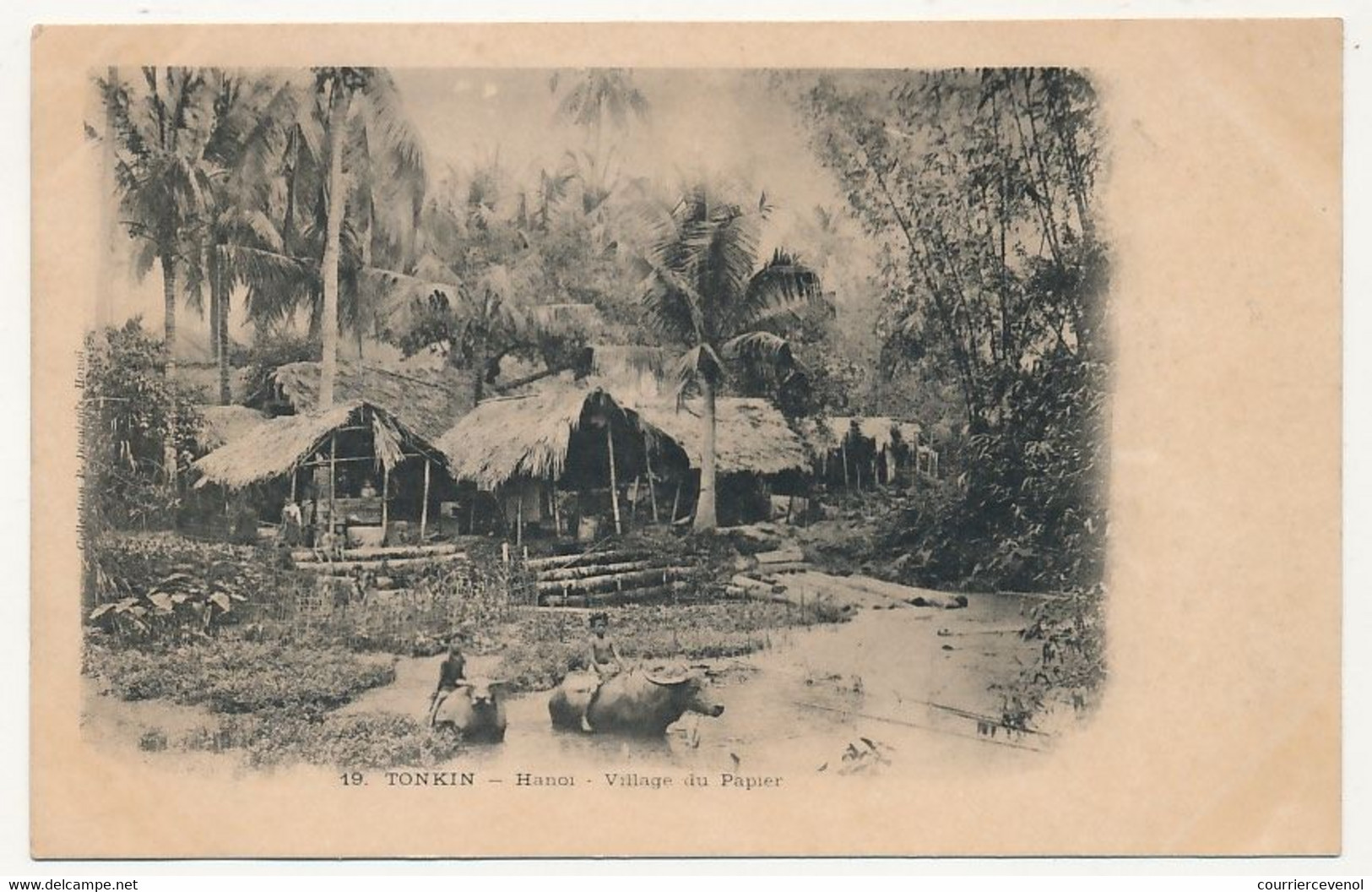 CPA  - TONKIN - Hanoi - Village Du Papier - Vietnam