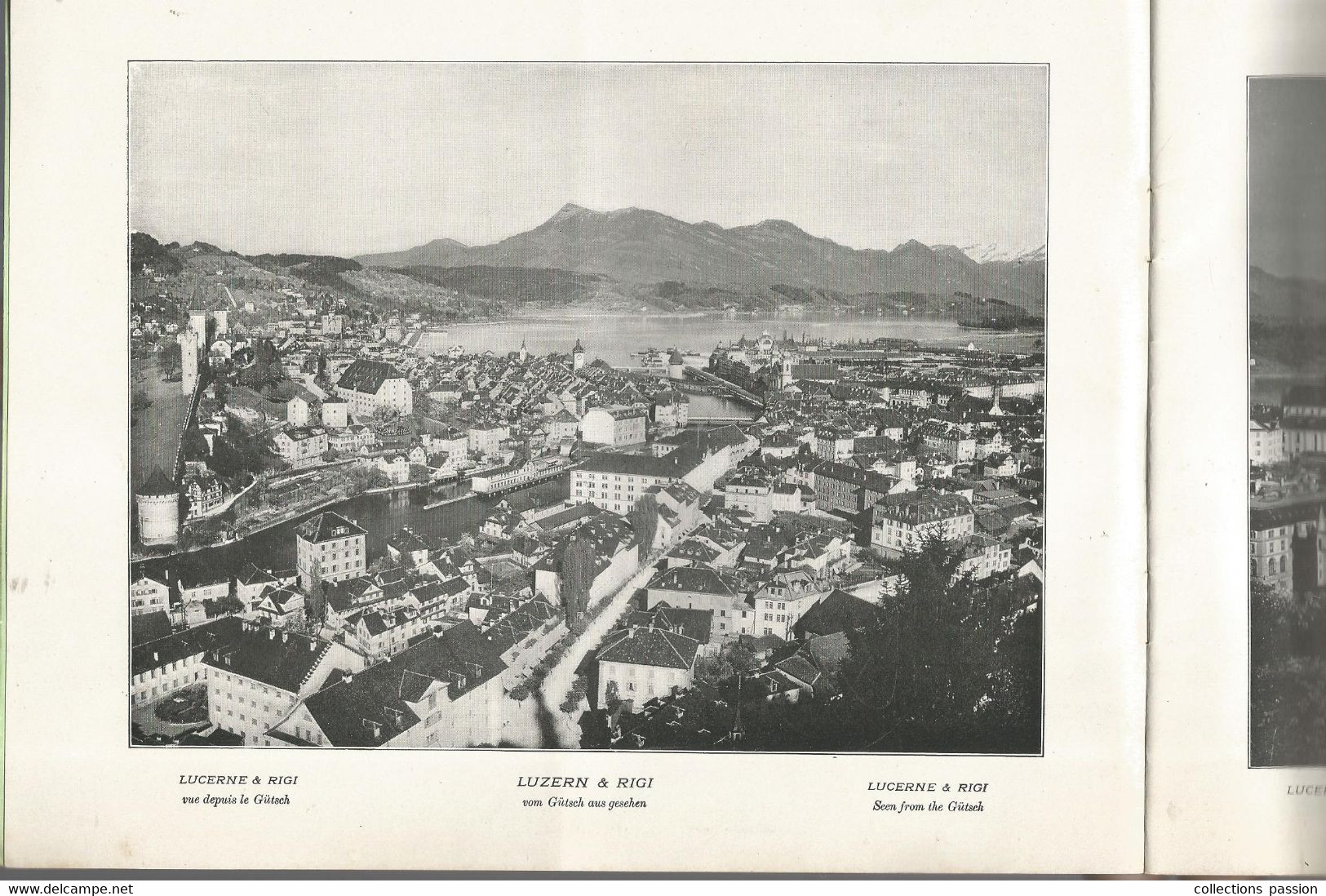 Régionalisme, SUISSE,LUCERNE & LAC DES IVCANTONS, Plan, 30pages, 28 Photographies, Frais Fr 5.50 E - Non Classificati