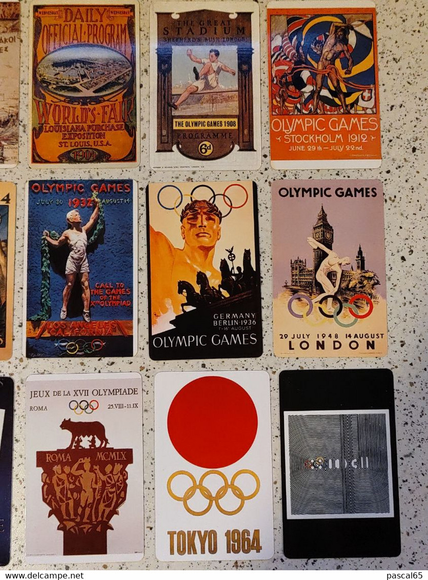 20 Cartes Musée Olympique De Lausanne Jeux Olympiques D'été - Olympische Spiele