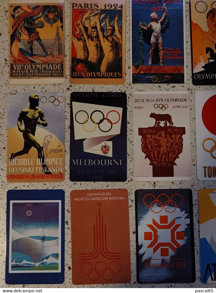 20 Cartes Musée Olympique De Lausanne Jeux Olympiques D'été - Juegos Olímpicos