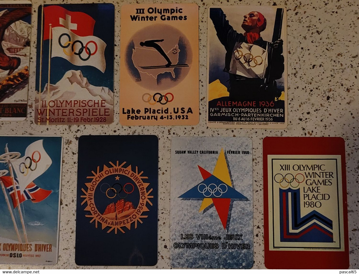 9 Cartes Musée Olympique De Lausanne Jeux Olympiques D'hiver - Juegos Olímpicos