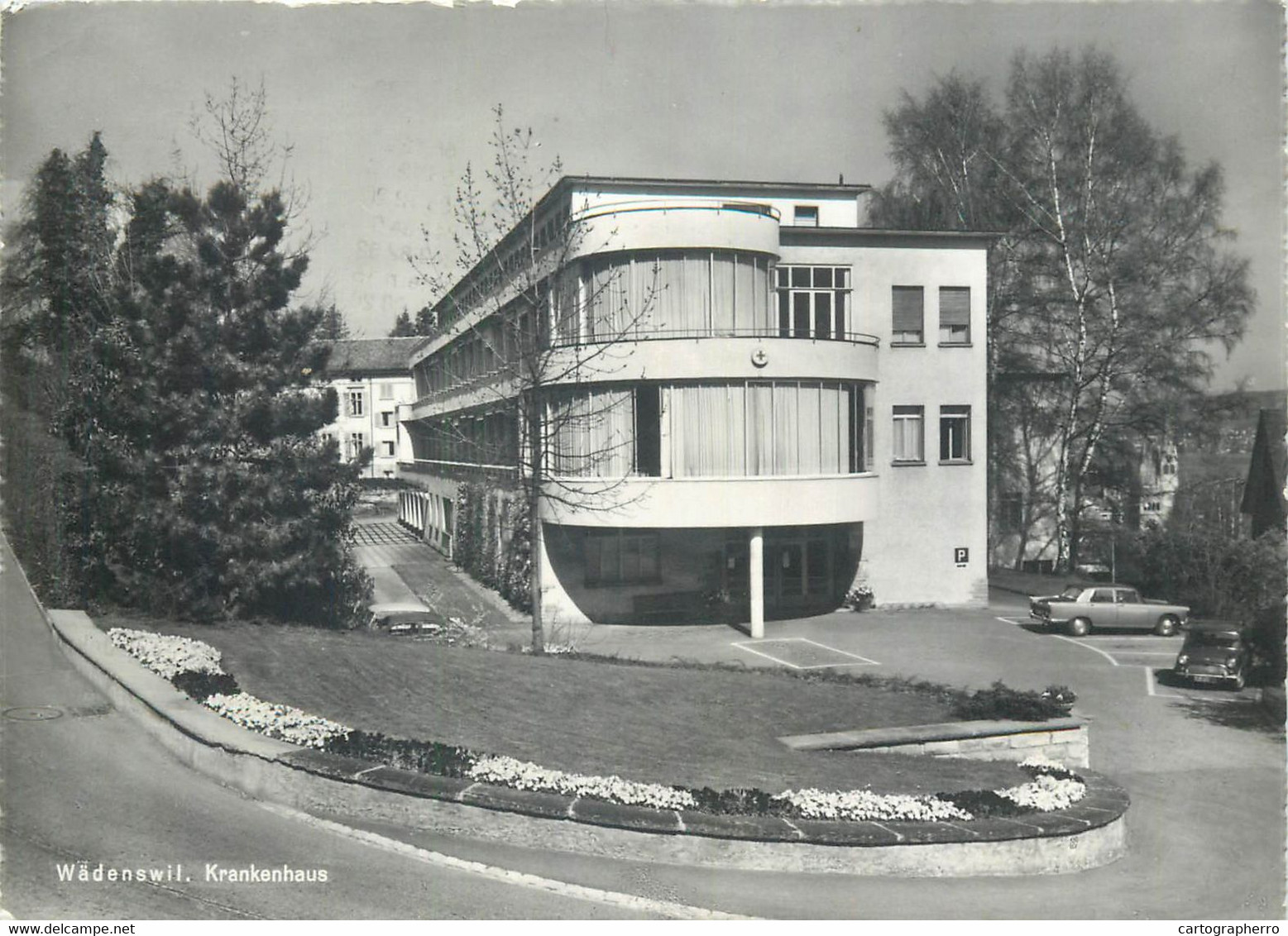 Postcard Switzerland ZH Zurich Wädenswil Krankenhaus - Wädenswil