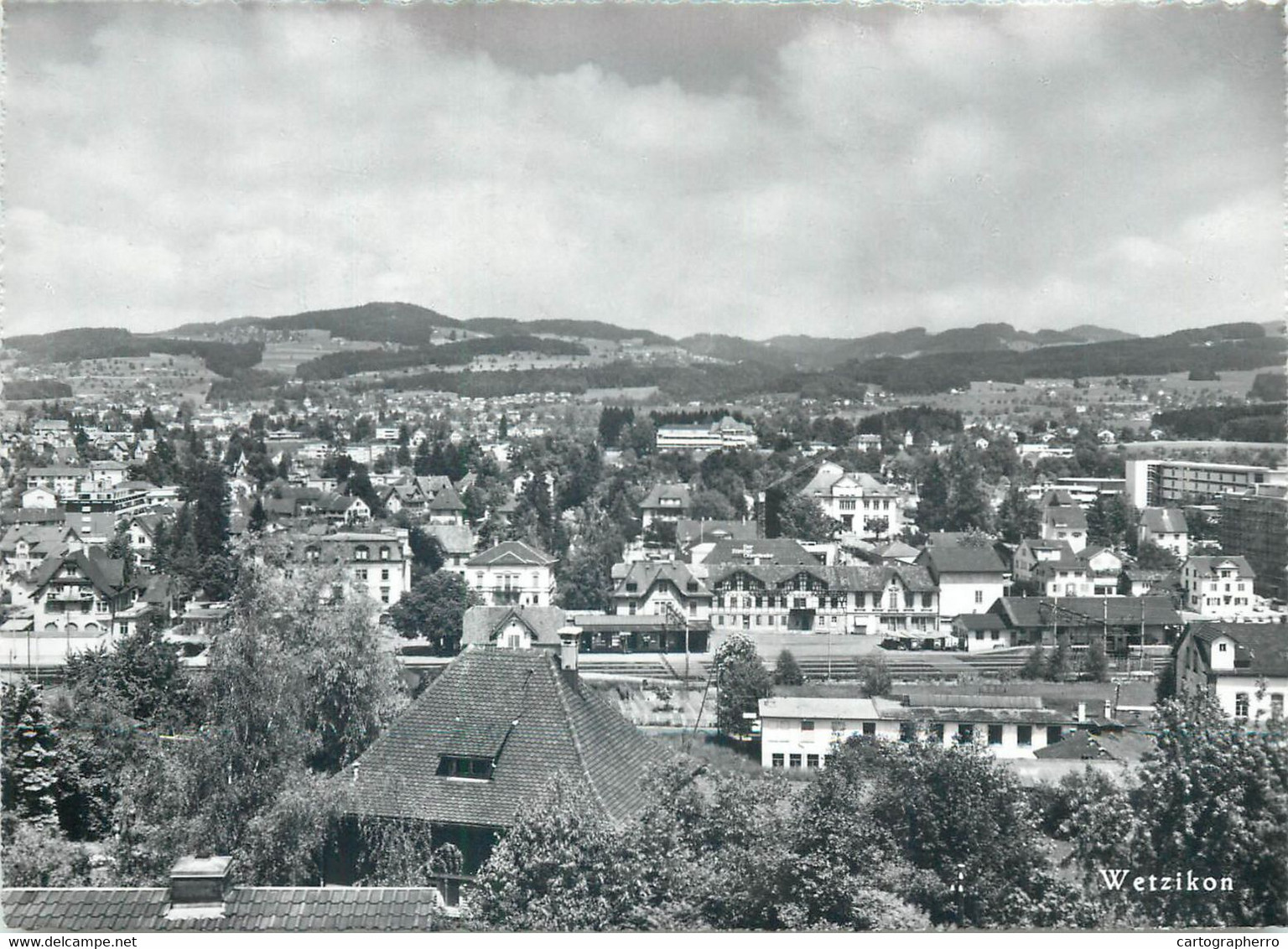 Postcard Switzerland Wetzikon Panorama - Wetzikon