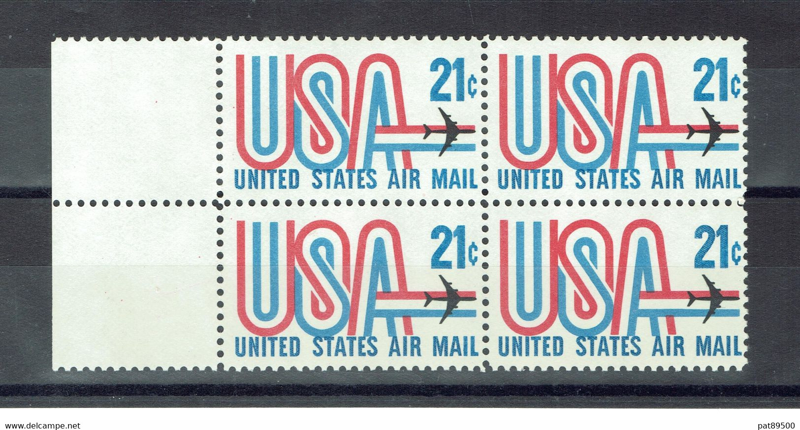 RARE / ETATS-UNIS / POSTE AERIENNE 1968  PA 72 BLOC De 4 Timbres Neufs**BDF.  MNH   / RARE SUR D* +++++++++++++ - 3b. 1961-... Ungebraucht