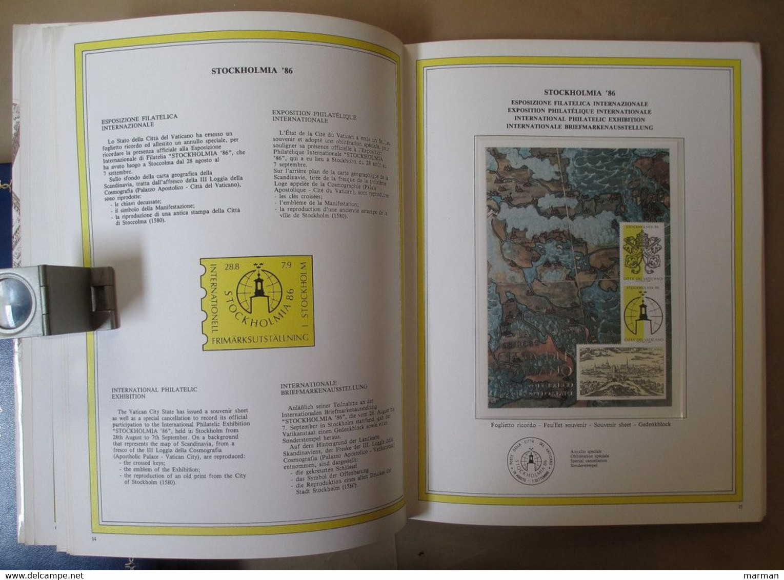 VATICANO Volume Ufficiale Emissioni 1986 - Colecciones