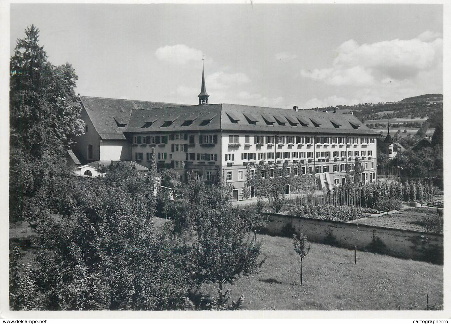 Postcard Switzerland Kapuzinerkloster Sursee 1940 - Sursee